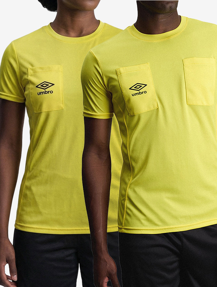Umbro Yellow Crew Neck Jersey - front view