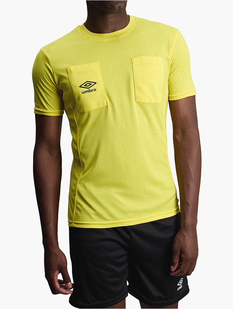 Umbro Yellow Crew Neck Jersey - back view