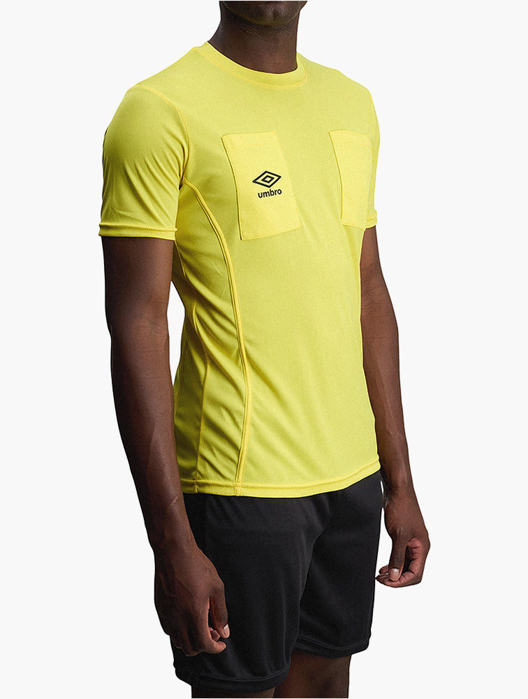 Umbro Yellow Crew Neck Jersey - side view