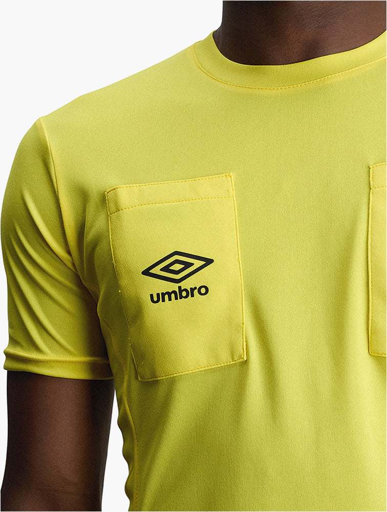 Umbro Yellow Crew Neck Jersey - styled