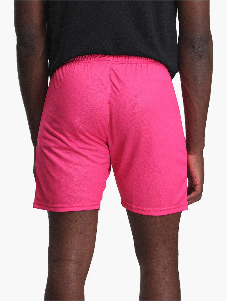 Umbro Pink Glow Athletic Shorts - styled female
