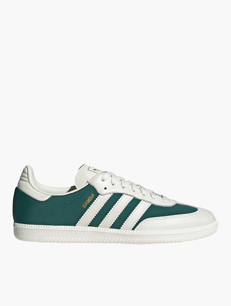 Adidas Samba OG Off White Collegiate Green - Front View