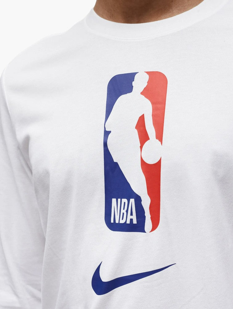 Nike White NBA Team 31 Dri-FIT Long-Sleeve T-Shirt - Back