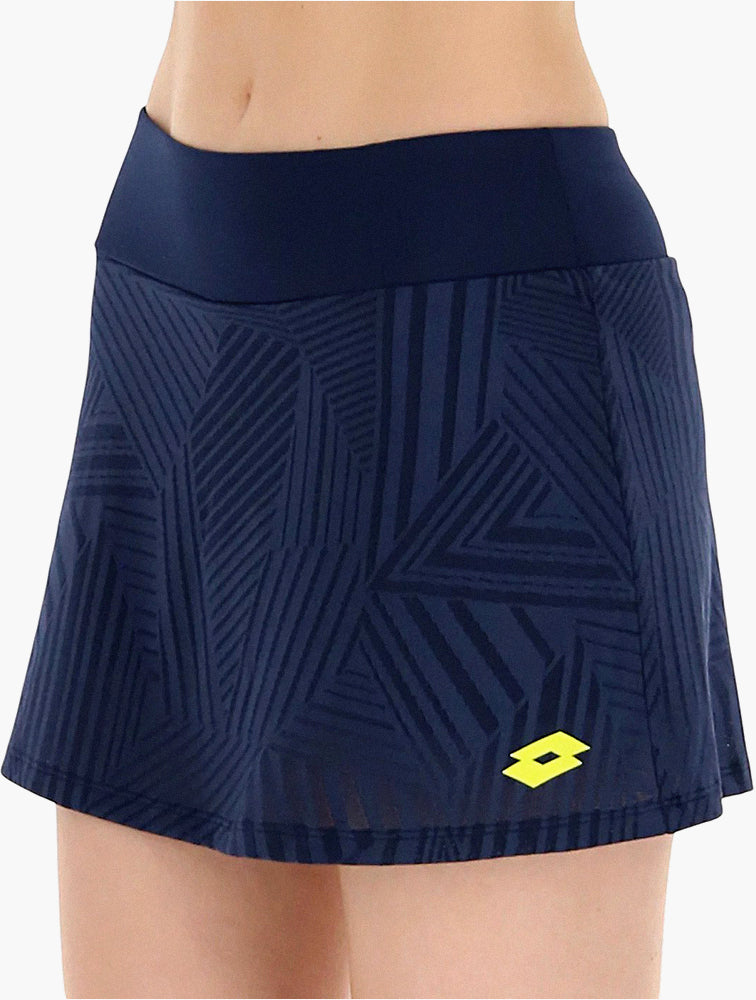 Lotto Blue & Yellow Paddle Superrapida Skirt back view