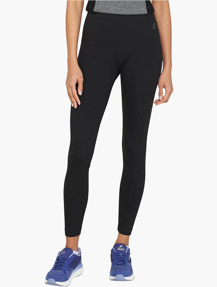 Lotto Black Msc II High Waist Leggings - Front