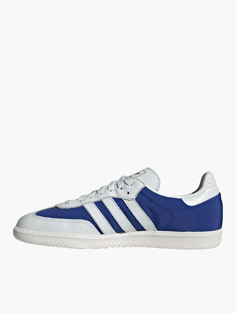Adidas Samba OG Crystal White Royal Blue top view