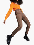 Sinsay Brown High Rise Skinny Jeans - Front